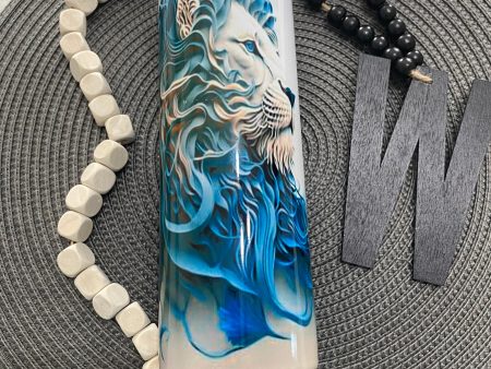 Lion blue 3 d Cheap