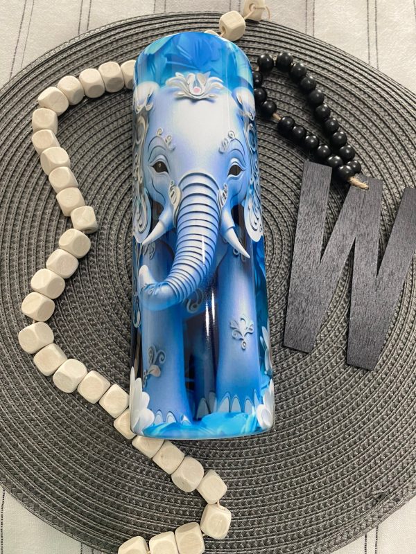 Elephant blue 3 d Fashion