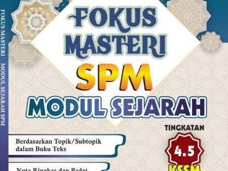 Fokus Masteri SPM Modul Sejarah Online Sale