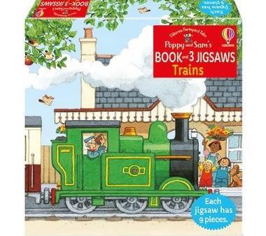 Usborne Poppy and Sam s Book and 3 Jigsaws: Trains Fashion