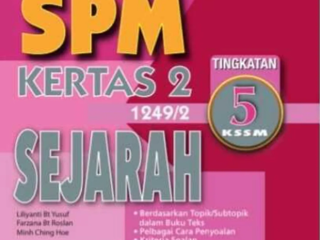 Masteri SPM Sejarah Kertas 2 Tingkatan 5 Supply