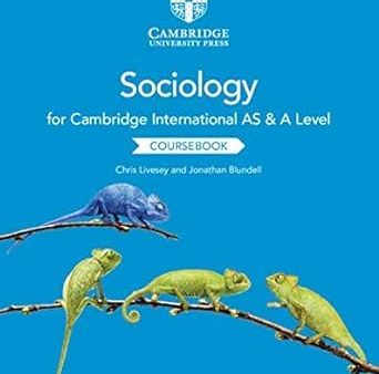 Cambridge International As & Alevel Sociology Coursebook 2E Online Sale