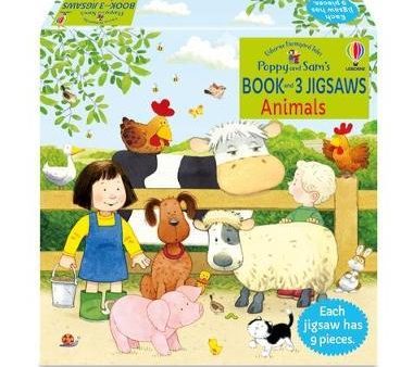 Poppy and Sam s Book and 3 Jigsaws: Animals Online Sale