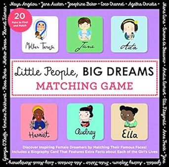 Little People, Big Dreams Matching Game For Sale