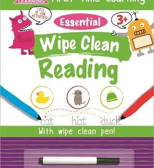 First Time Learning: Wipe Clean Reading on Sale