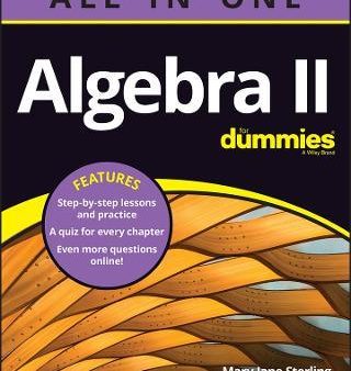 Algebra II All-in-One For Dummies Online Hot Sale