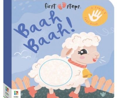 First Steps Baah Baah! Touch And Feel Board Books Hot on Sale