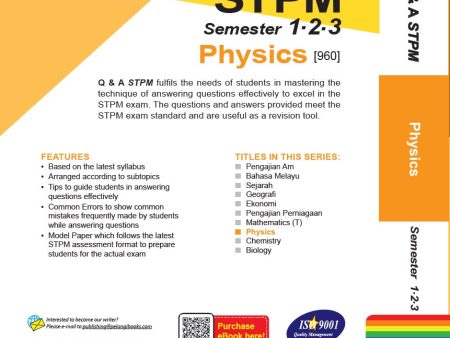 Q & A STPM Semester 1 - 3 (2022) Physics For Cheap