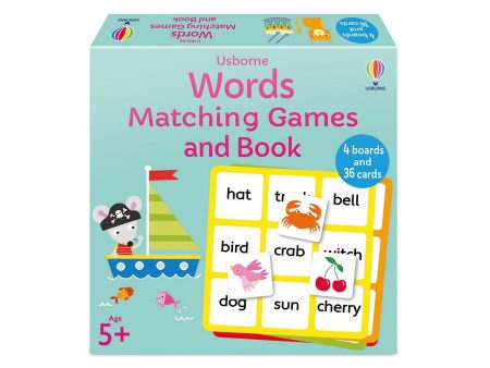 Usborne Words Matching Games and Book For Cheap