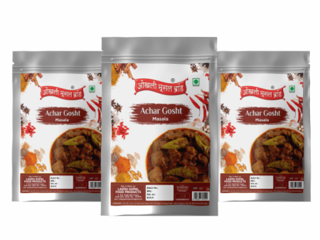 Achar gosht masala 240g (pack of 3x 80g) | OKHLI MUSAL BRAND For Discount