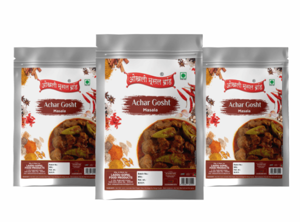 Achar gosht masala 240g (pack of 3x 80g) | OKHLI MUSAL BRAND For Discount