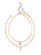 Small Gold Lock Layer Style Necklace on Sale