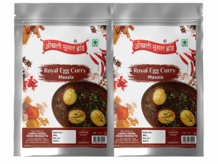 Royal egg curry masala 480g (pack of 2x240g)|OKHLI MUSAL BRAND For Discount