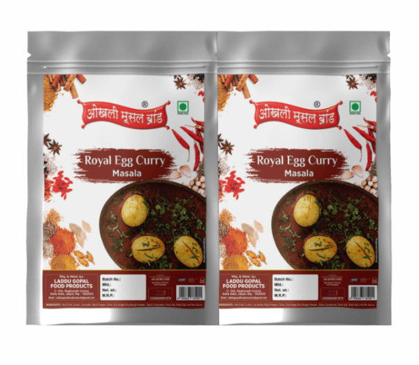 Royal egg curry masala 480g (pack of 2x240g)|OKHLI MUSAL BRAND For Discount