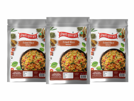 Fried rice masala 570g(pack of 3x 190g)|OKHLI MUSAL BRAND Sale