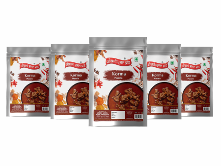 Korma masala 400g (pack of 5x 80g) |OKHLI MUSAL BRAND on Sale