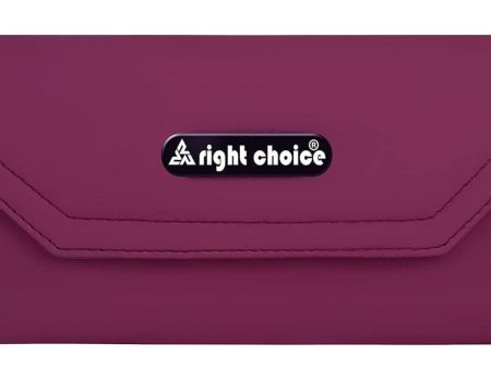 Right choice stuff quality pu leather hand clutch (maroon) Discount