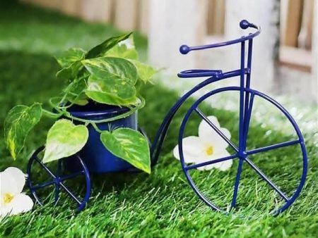 Small Cycle Planter Blue For Cheap