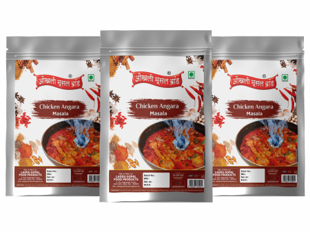 Chicken angara masala 240g(pack of 3x 80g)|OKHLI MUSAL BRAND Fashion