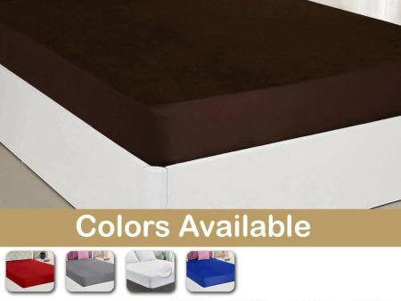 Mattress Protector Coffee Waterproof Cover for Queen Size Bed ( 78 x 60 inch) on Sale