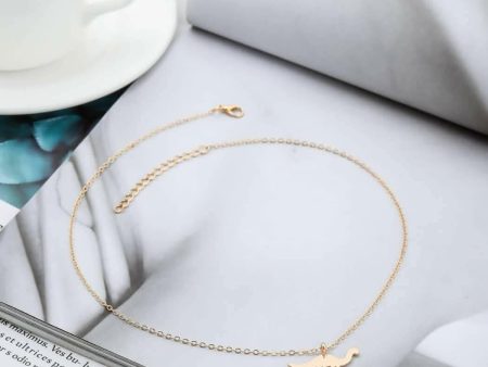 Pinapes Fashion Dinosaur Pendant Necklaces Dainty Necklace Chain Jewelry for Women and Girls Supply