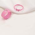 Cute Butterfly Pink Couple Ring Supply