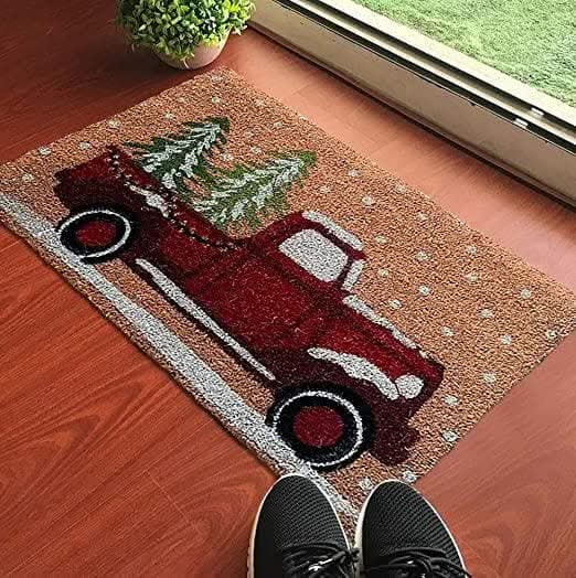 Natural printed coir door mat Online Sale