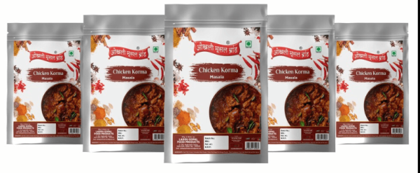 Chicken korma masala|400g(pack of 5x 80g) | OKHLI MUSAL BRAND For Sale