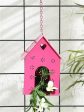 Hut Shape Bird House Pink Sale