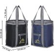 Right choice polyester carry on lunch tiffin bags combo for school & office (Black, Navy Blue) - Pack of 2 Online Hot Sale