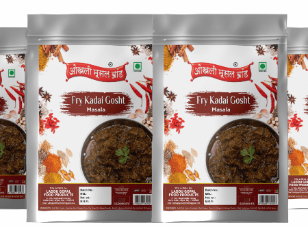 Fry kadai gosht masala 320g(pack of 4x80g)|OKHLI MUSAL BRAND Fashion