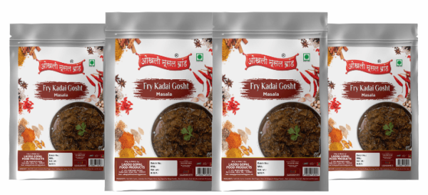 Fry kadai gosht masala 320g(pack of 4x80g)|OKHLI MUSAL BRAND Fashion